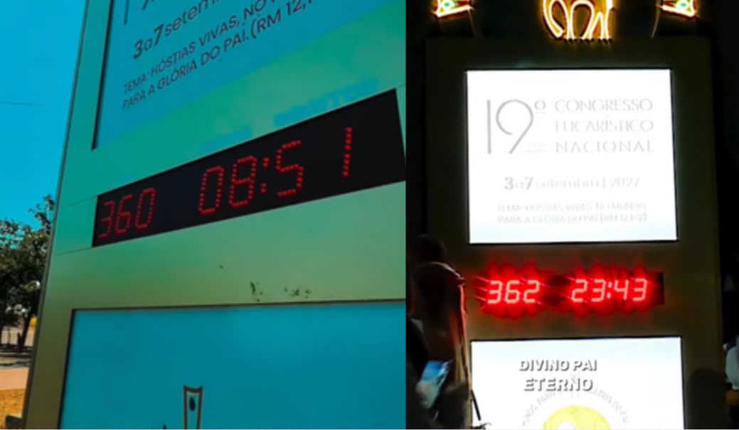 Saiba o que é o cronômetro instalado no Santuário Basílica do Divino Pai Eterno