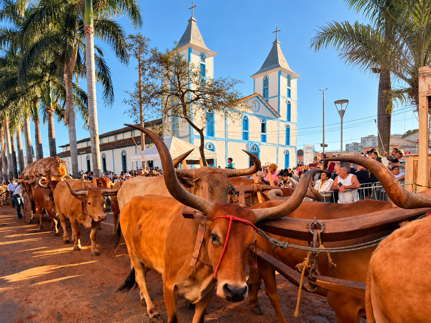 Inédito: Trindade (GO) recebe exposição gratuita com fotos do tradicional desfile de carros de boi